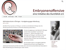 Tablet Screenshot of embryonenoffensive.de